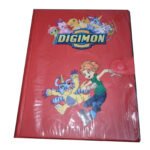Álbum Digimon 1999 Roja - 18 páginas 4 bolsillos por página - Cartas Pokemon Originales Tcg