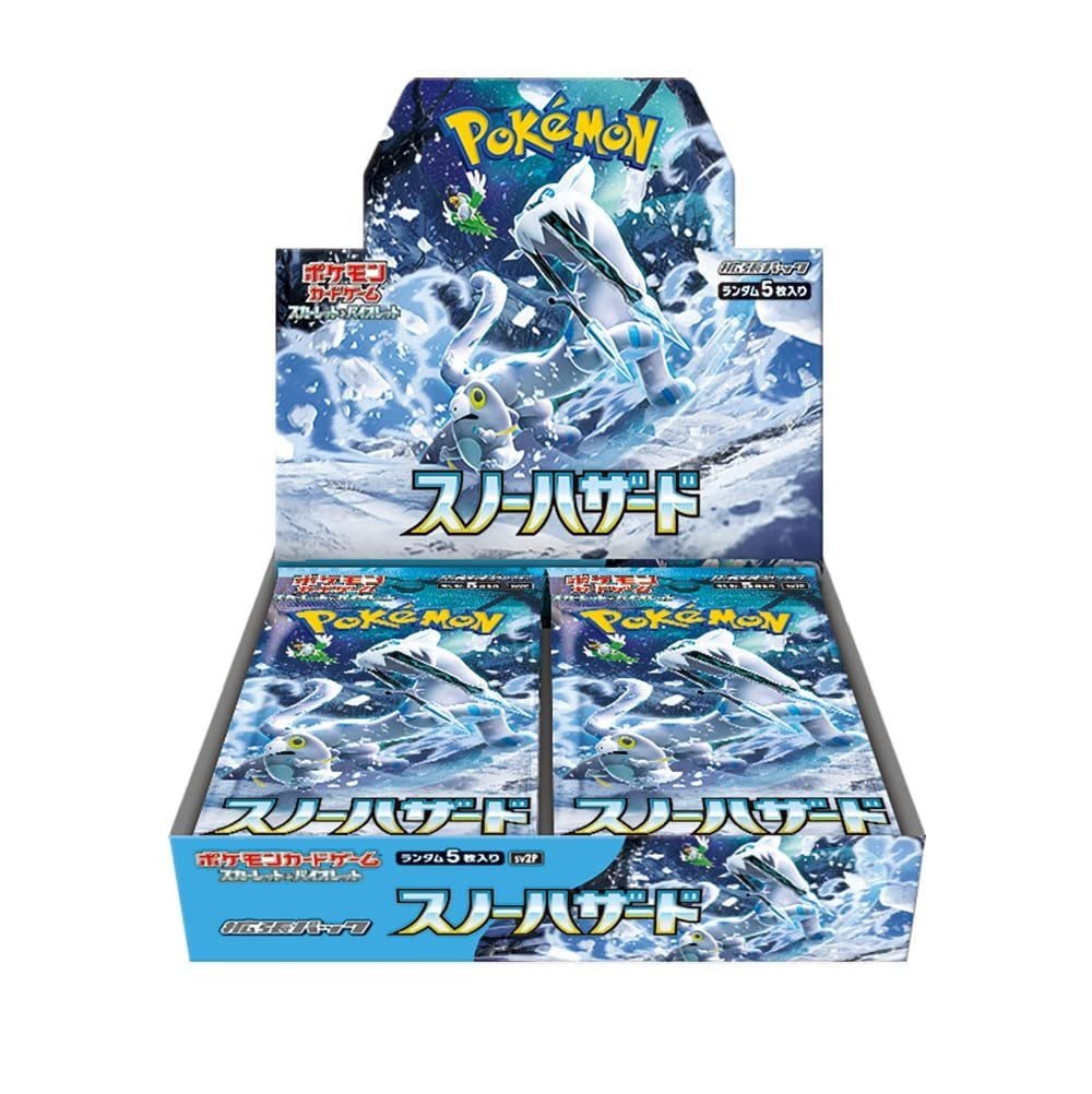 Pokemon-Card-Game-Scarlet-Amp-Violet-Expansion-Pack-Snow-Hazard-Box-Japan-Figure-4521329346229-0222.jpg Sobres Snow Hazard - Japonés - Cartas Pokemon Originales Tcg - Imagen 1