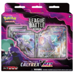 League Battle - Calyrex V MAX - VIOLETA - Inglés - Cartas Pokemon Originales Tcg
