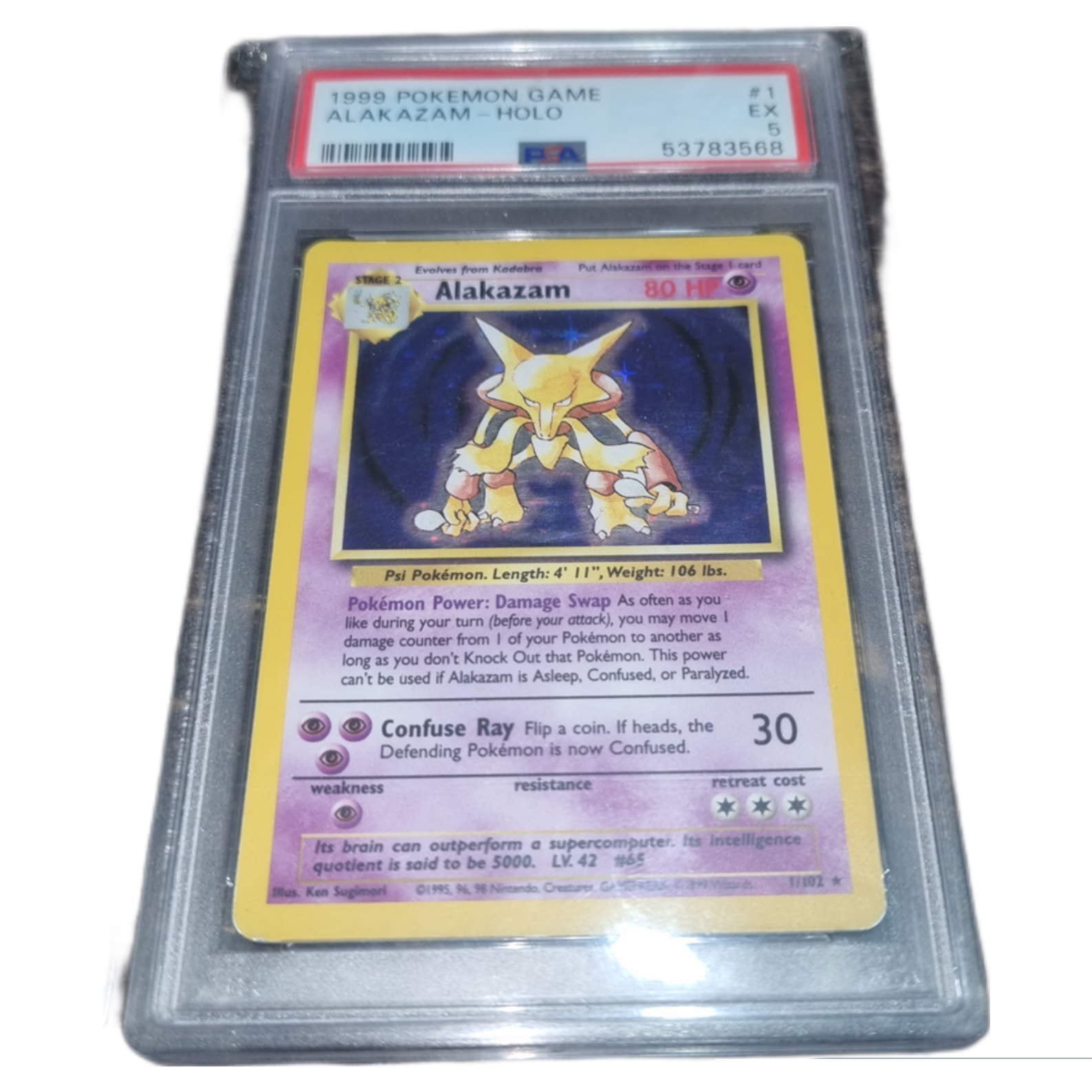 Andrew Hedrick, campeón mundial de Pokémon TCG 2026 2 Carta Alakazam, el Pokémon del mazo subcampeón del Mundial de Pokémon TCG 2026