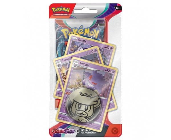 Blister Escarlata y Purpura - Gengar - Inglés - Cartas Pokemon Originales Tcg