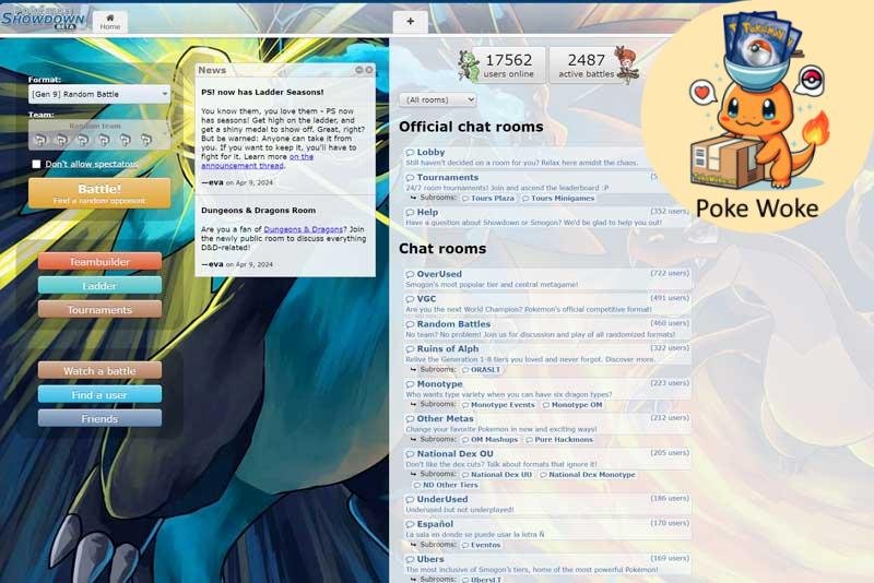 Pokémon Showdown Puede Enriquecer Tu Experiencia con Pokémon 1 POKEMON SHOWDOWN POKEWOKE Pokewoke