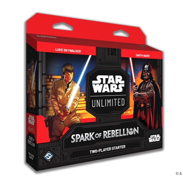 Star Wars Unlimited - Deck Luck y Darth - 01 Spark of Rebellion - Inglés - Cartas Star Wars Original Sellado Tcg Jcc