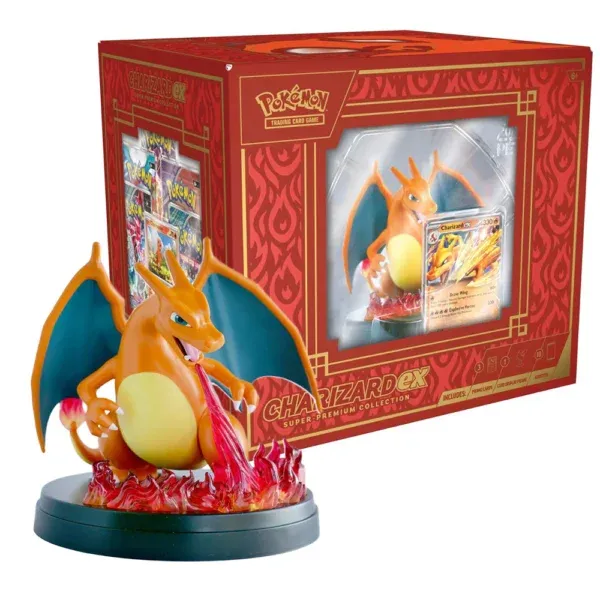 Charizard Ex Super Premium Collection - Figura - Inglés - Cartas Pokemon Originales Tcg