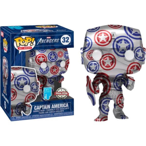 Funko Pop 32 - Captain America -Special Edition- Marvel