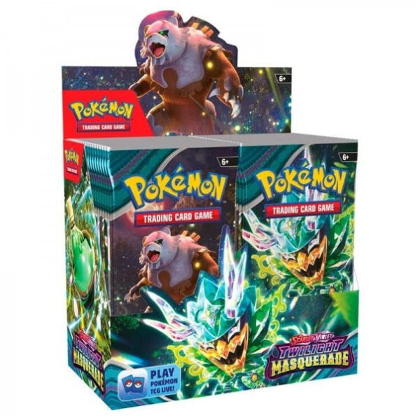 1 Sobres Twilight Masquerade - ESPAÑOL - Cartas Pokemon Originales Tcg