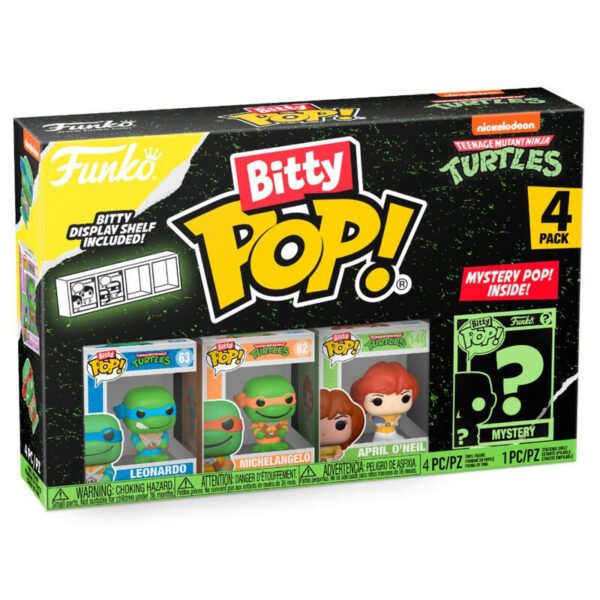 Funko Pop - Bitty POP Leonardo 4 figuras - Tortugas Ninja
