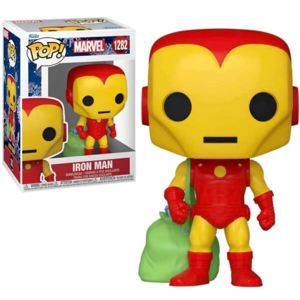 Funko Pop 1282 - Funko Pop 1282 - Vinyl Holiday - Iron Man w/Bag - Marvel