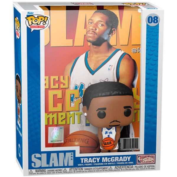 Funko Pop 08 - Cover SLAM Tracy McGrady - NBA