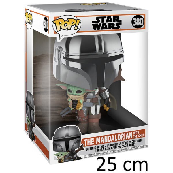 Funko Pop 380 - The Mandalorian XL 25 Centímetros - Mandalorian - Star Wars