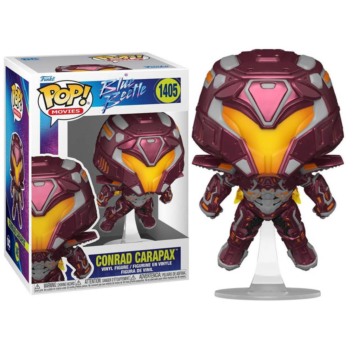 Funko Pop 1405 - Conrad Carapax - Blue Beetle - Imagen 1