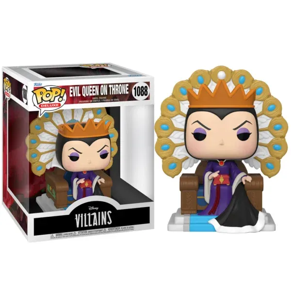Funko Pop 1088 - Deluxe: Villains 13cm - Evil Queen on Throne - Disney