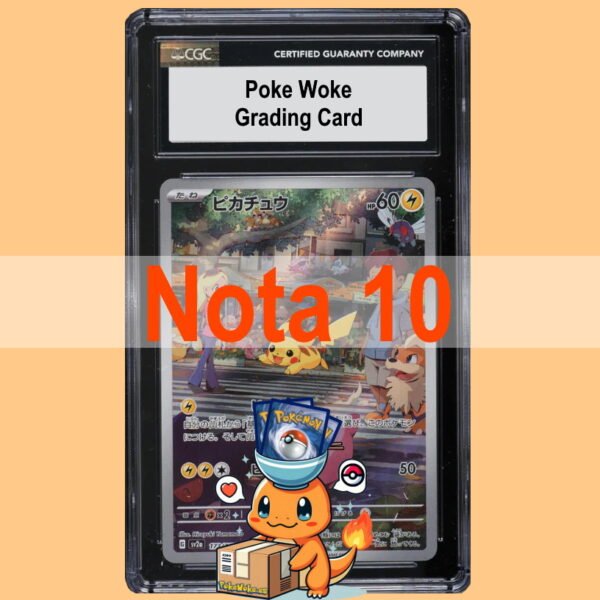 Carta Gradeada Pokemon - Poke Woke - Nota SOLO 10 - Japonés