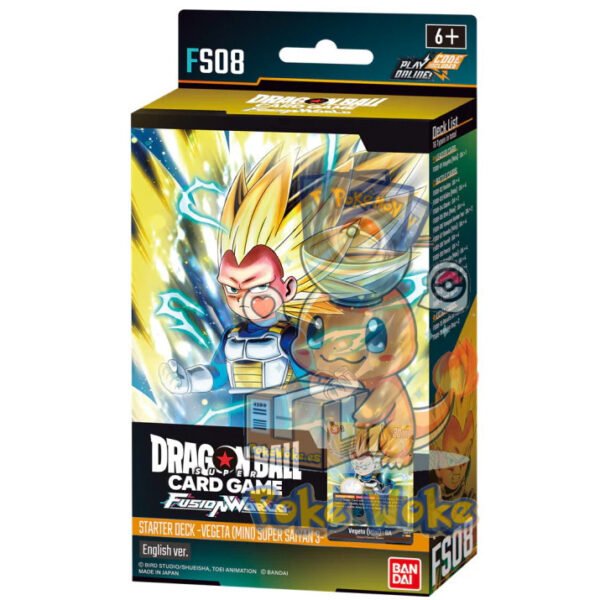 DB - Starter Deck FS08 - Vegeta (niño) - Inglés - Cartas Dragon Ball Originales Tcg Jcc