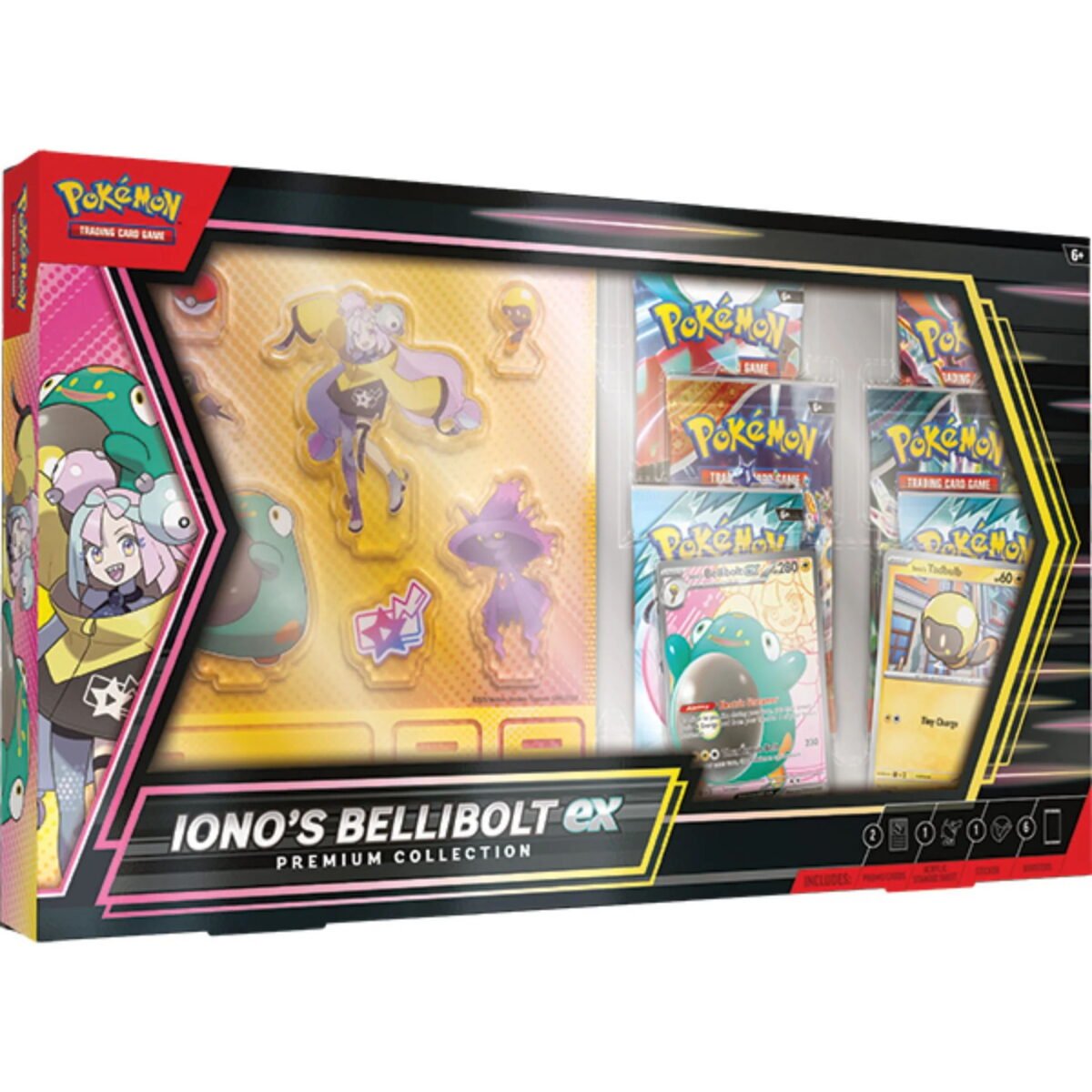 Caja Iono Bellibolt Ex - Premium - ESPAÑOL - Cartas Pokemon Originales Tcg - Imagen 1