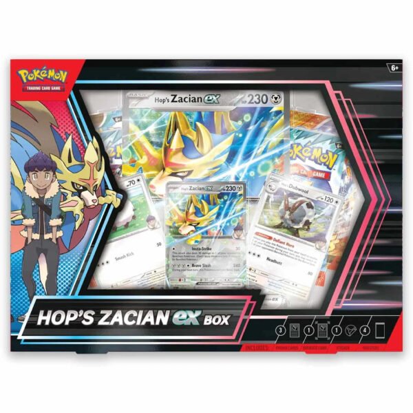 Caja Hop Zacian Ex - Español - Cartas Pokemon Originales Tcg