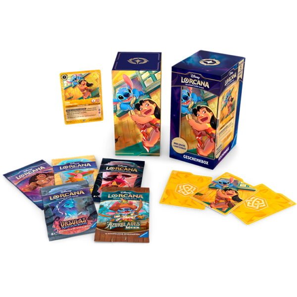 LORCANA - Gift Box Lilo - Inglés - TCG JCC Cartas Originales