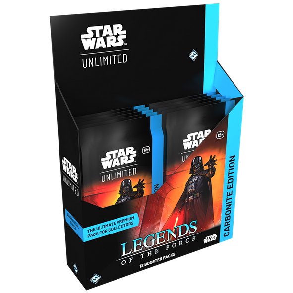 Star Wars Unlimited - Booster Box Carbonite Edition - Legends of the Force - Inglés - Cartas Originales Tcg