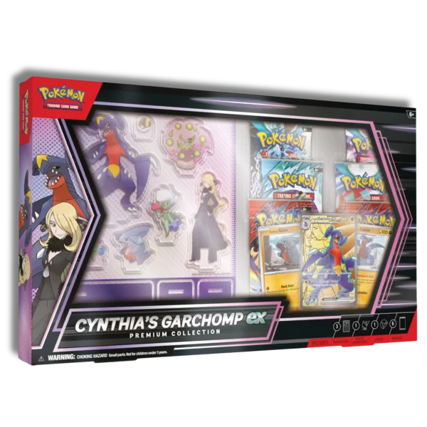 Caja Garchomp EX de Cintia Colección Premium - ESPAÑOL - Cartas Pokemon Originales Tcg
