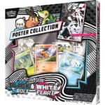 Caja Poster Blanco y Negro - Español latino - Cartas Pokemon Originales Tcg