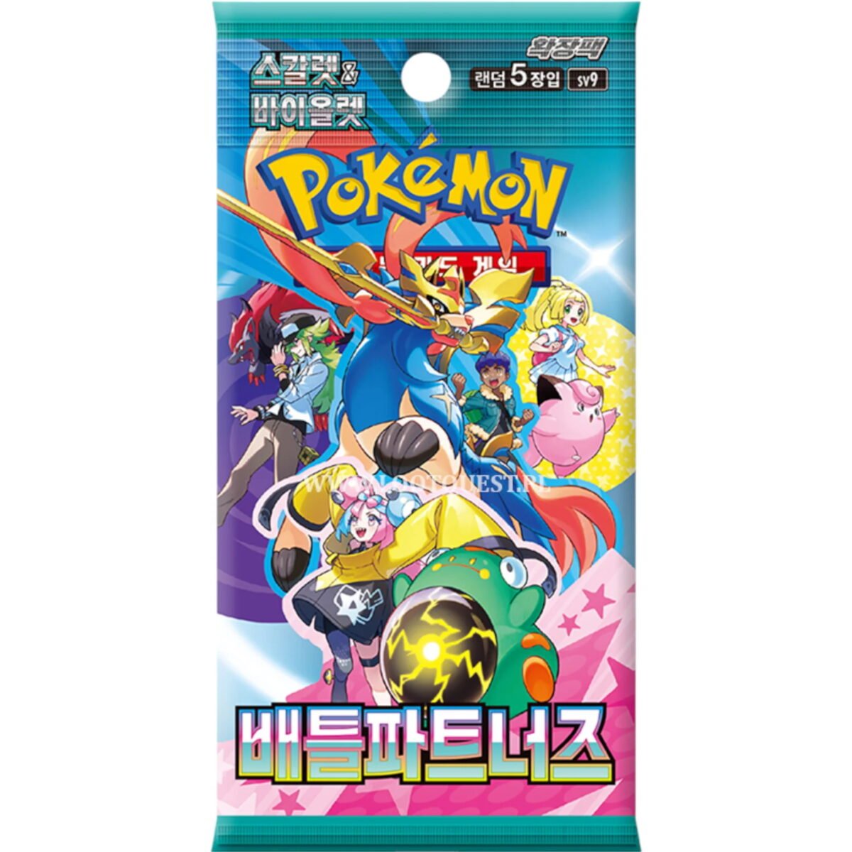 1 Sobre - Battle Partners - Koreano - Cartas Pokemon Originales Tcg - Premio - Imagen 1