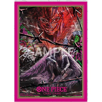 Pack de 70 Fundas - Donquixote Doflamingo Rojo- One Piece- Inglés - Original sellad