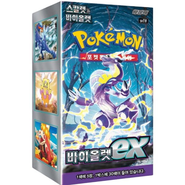 Booster Box Sellada - Violet EX - Koreano - Cartas Pokemon Originales Tcg