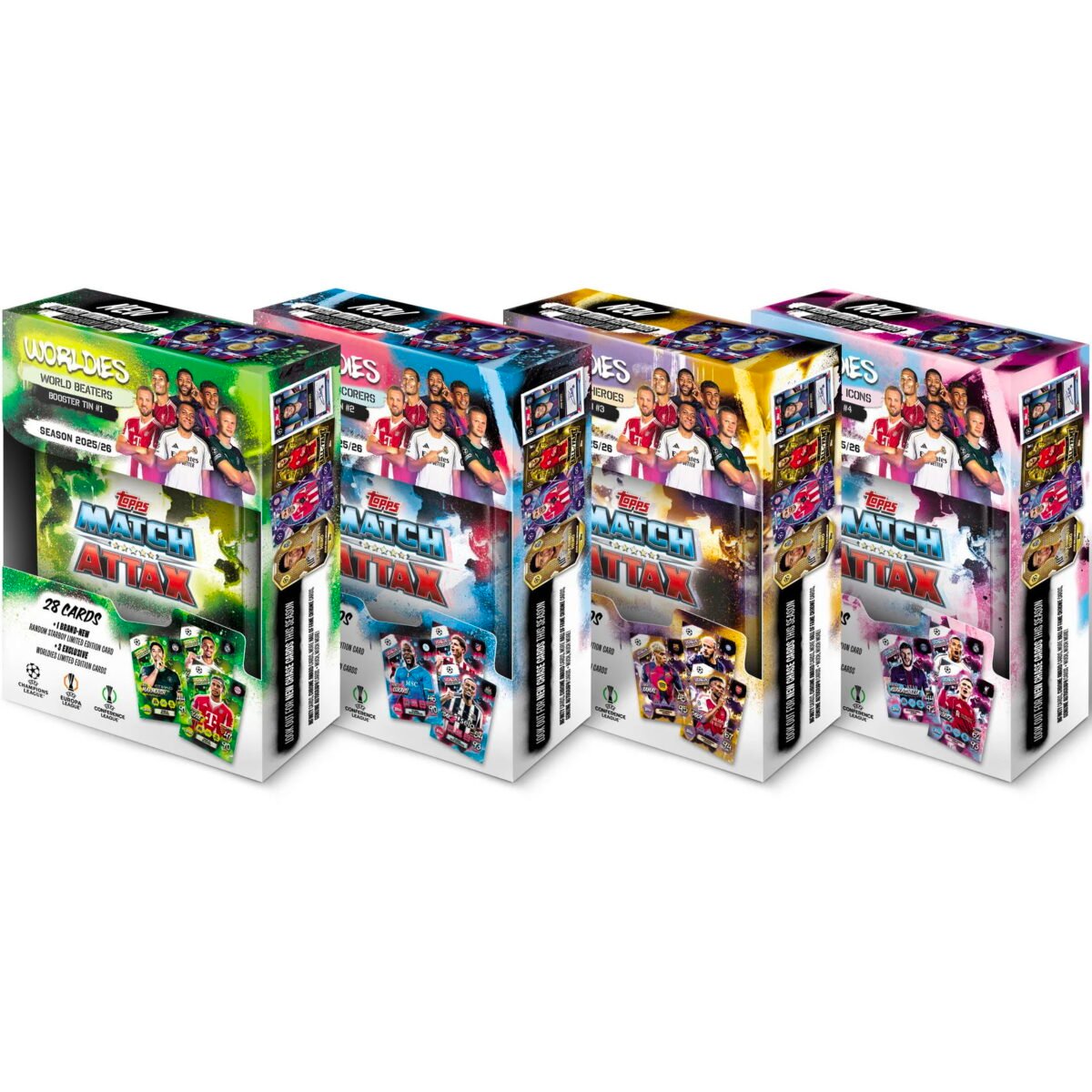 1 Mini Tin - UEFA Champions League Soccer - Topps Match Attax - 2025/26 - Imagen 1