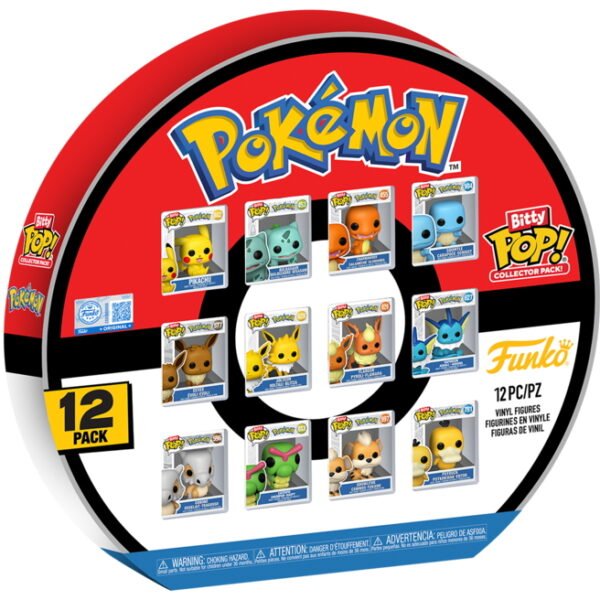 Pack 12 Bitty POP - Pokeball - Pokemon