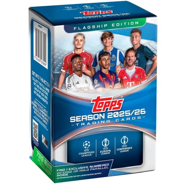 1 Value Box - UCC Club Competitions - 2025/26 - Topps - Inglés