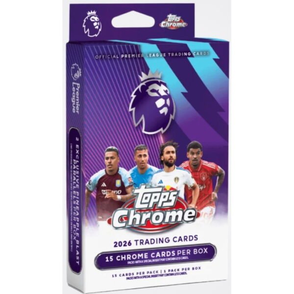 Chrome Premier League – Hanger Break- 2025/26 - Topps - Inglés