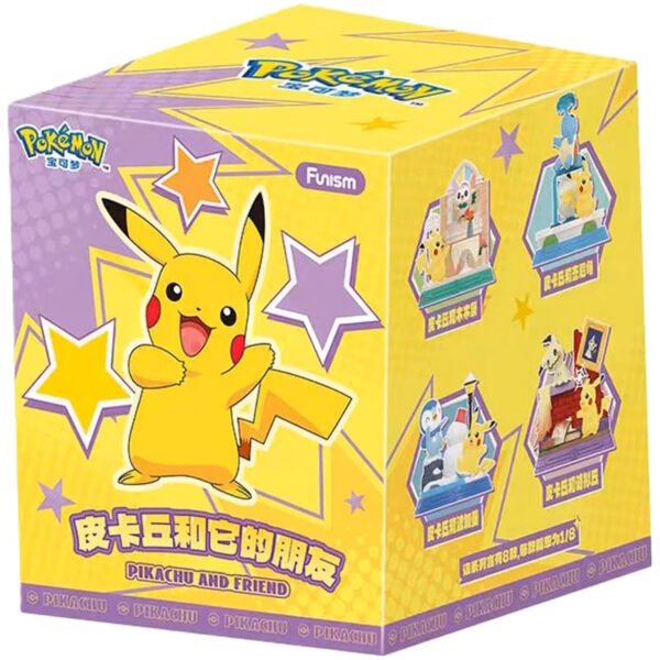 Caja Figura - Pokemon Pikachu y sus amigos