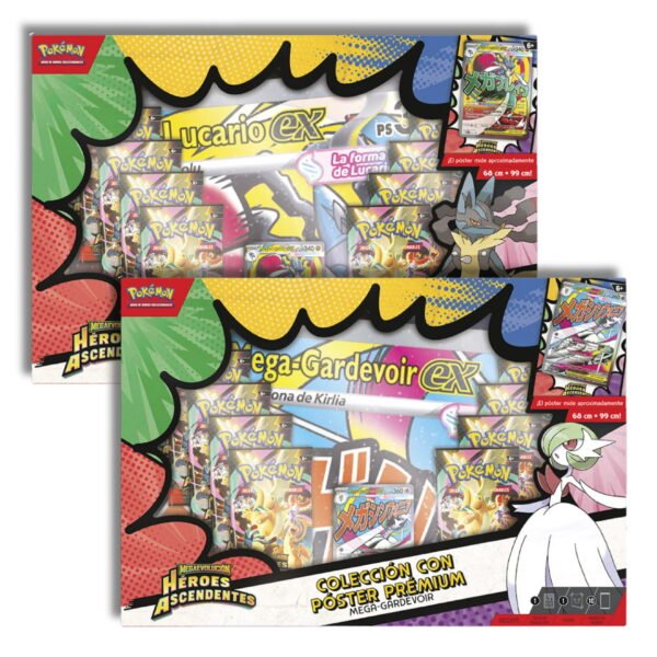 Caja Colección - Poster Premium - Héroes Ascendentes - Español