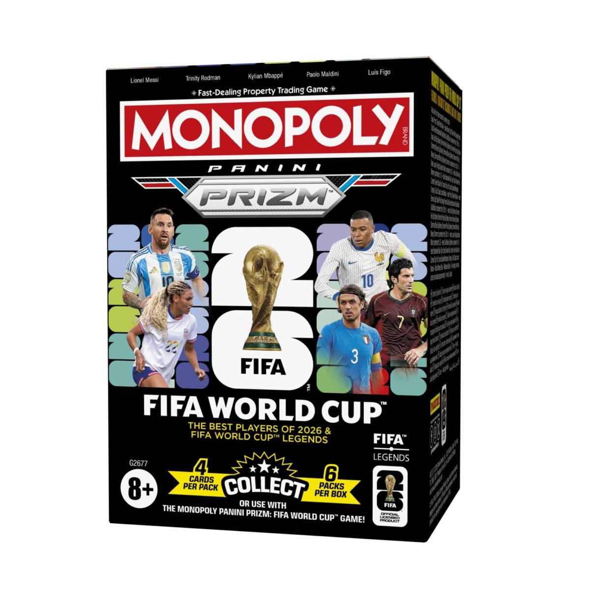 Caja Prizm Mundial  FIFA Panini Hasbro 2024 - Monopoly - Inglés - Imagen 1