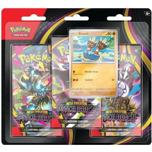 Sin título Blister Premium 3 Sobres - Binacle - Oscuridad Absoluta - ESPAÑOL - Cartas Pokemon Originales Tcg - Imagen 1