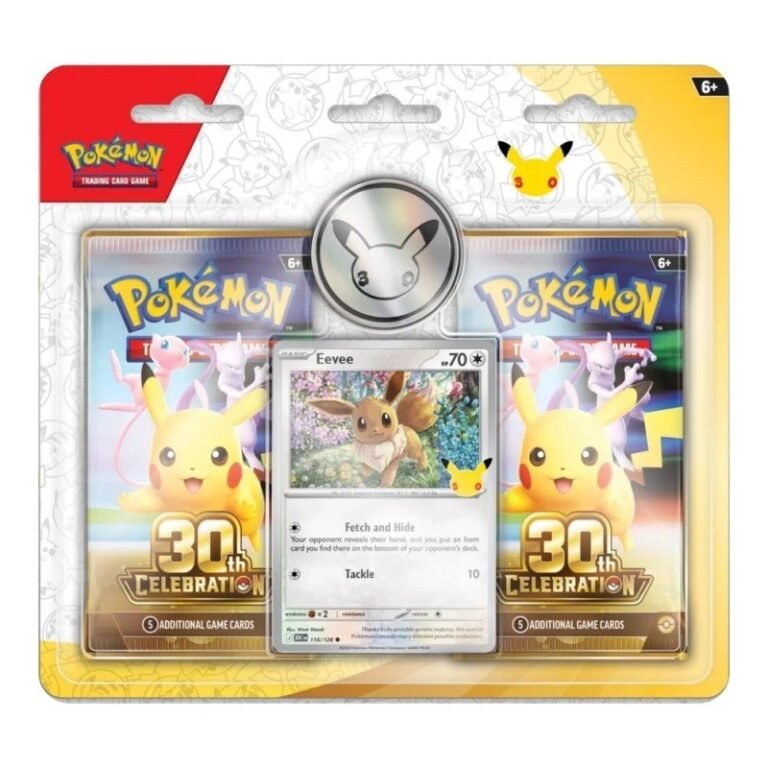 preventa ingles pokemon tcg 2 pack blister 30th celebration Pokewoke